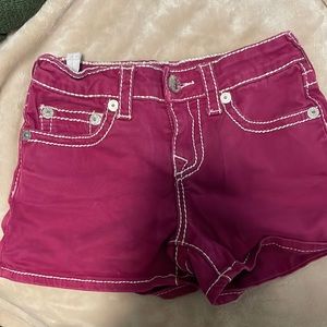 True religion girl shorts